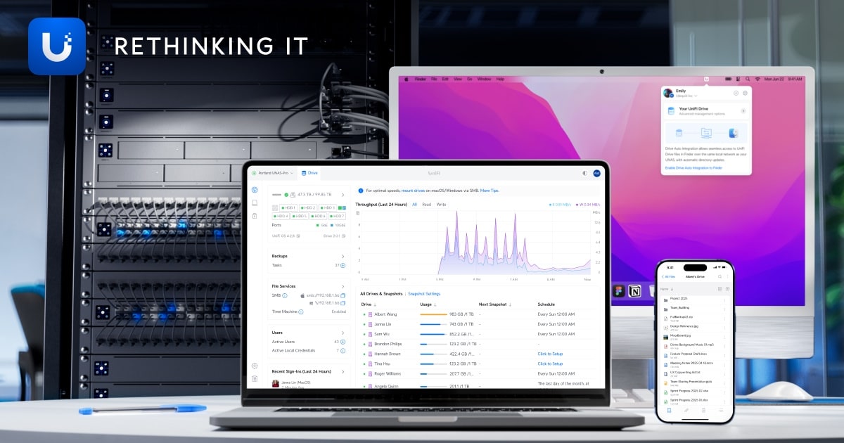 UniFi Network Attached Storage - Ubiquiti